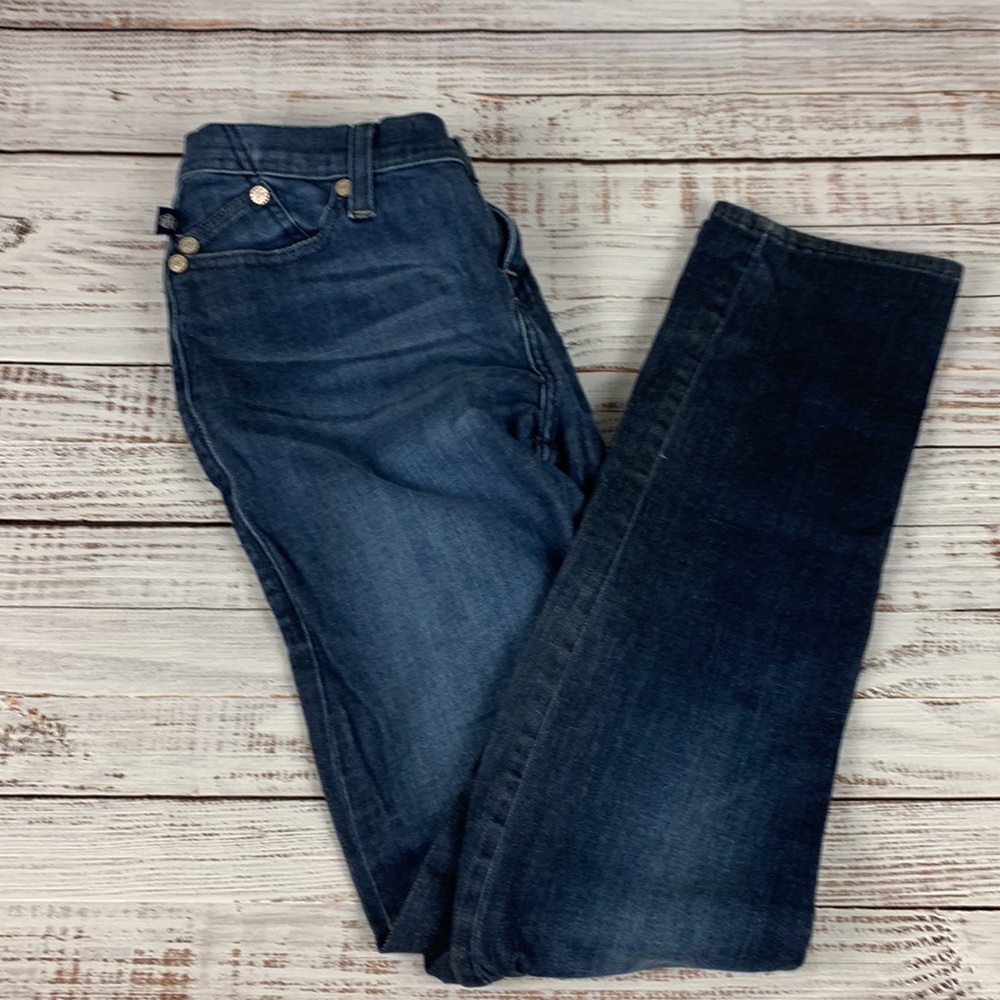Rock and republic Berlin straight leg blue jeans size 8 - Picture 6 of 15